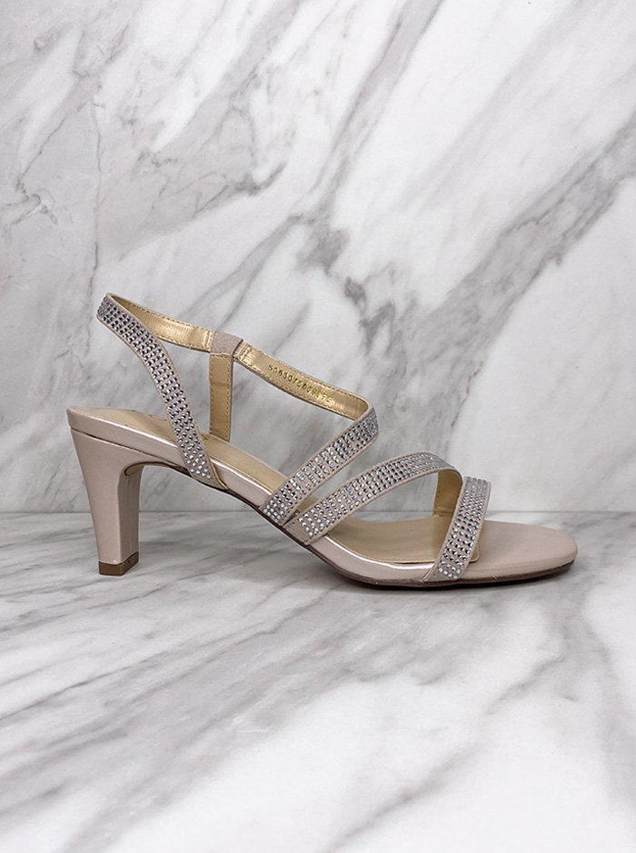 Bernadette Heels - Oyster Pearl (Lotus)